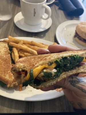 Vegan melt !   at Happy Cafe in Virginia Beach