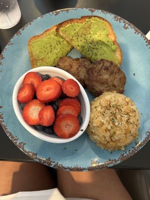 Vegan Breakfast- Dee-licious!!!  at Happy Cafe in Virginia Beach