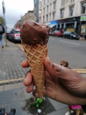 Bounty ice cream at Minted Ice Cream in Glasgow