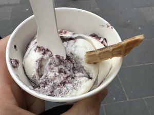3 GBP for one serving  at Minted Ice Cream in Glasgow