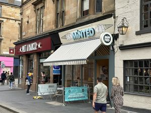 outside  at Minted Ice Cream in Glasgow