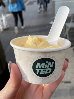 mango  at Minted Ice Cream in Glasgow