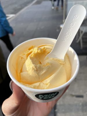 mango  at Minted Ice Cream in Glasgow