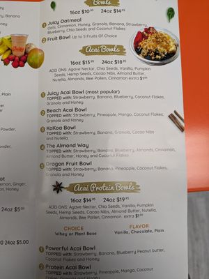  at Juicy Juice Bar in Hollywood