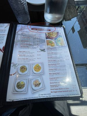 Tons of vegan options available!  at Little Myanmar in New York City