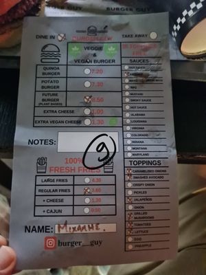  at Burger Guy in Nicosia