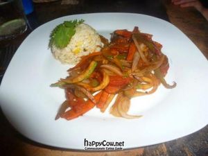 Bless Fajitas (Tortilla's not Shown) at Bless in Tulum