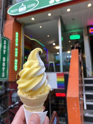 Twist Soft Serve  at Soy Boys in Toronto