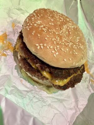 Double cheeze  at Soy Boys in Toronto