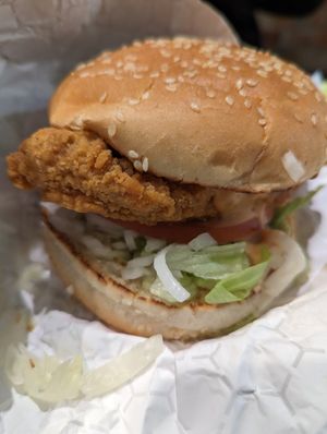Chick'n Burger at Soy Boys in Toronto