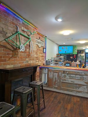 Interior at Soy Boys in Toronto