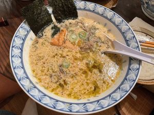 Dragon ramen at Yakuzenshokudo Chabuzen in Tokyo