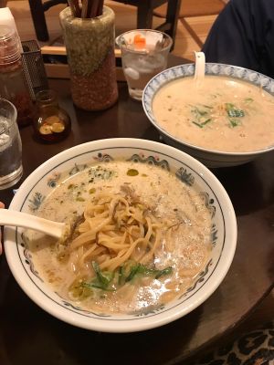 Ramen Nirvana and traditionnal  at Yakuzenshokudo Chabuzen in Tokyo