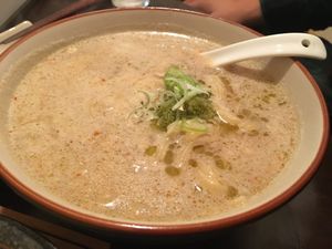 Tan-tan ramen at Yakuzenshokudo Chabuzen in Tokyo