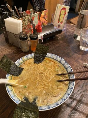 Curry ramen dinner special  at Yakuzenshokudo Chabuzen in Tokyo