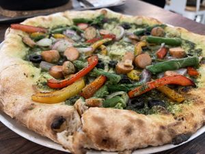   at Pizza Cucinova in Tokyo