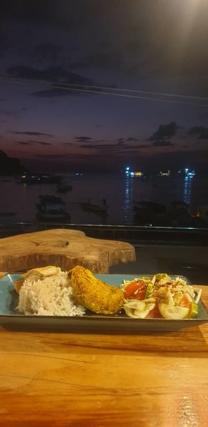 Sea view at Warung The Brothers in 