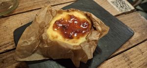 Cheesecake at Fogar do Santiso in Santiago De Compostela