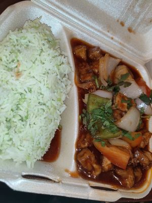 Grüner Reis, Gemüse, Tofu at Xinh City in Paderborn