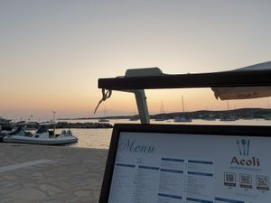 Exterior at Aeoli Restaurant in Paros