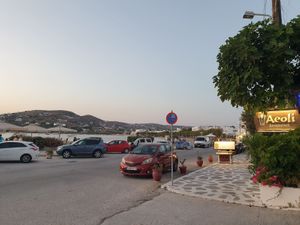 Exterior at Aeoli Restaurant in Paros