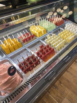 Vegan popsicles   at Mona Lisa L' Atelier Del Gelato - Athens in Athens