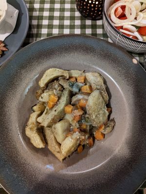 Artichoke stew at Raphael's Restaurant in Ayia Napa