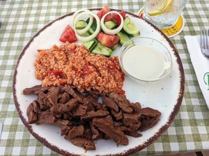 Afelia at Raphael's Restaurant in Ayia Napa