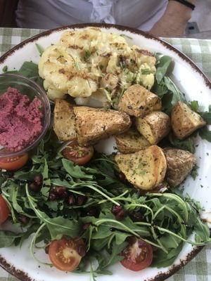 Cauliflower steak    at Raphael's Restaurant in Ayia Napa