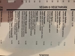   at Raphael's Restaurant in Ayia Napa