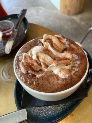 Vegan hot chocolate ☕️   at Papegoye in Oslo