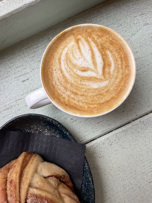 Flat white 10/10  at Papegoye in Oslo