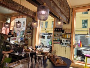 Indoors at Papegoye in Oslo