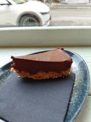 Chocolat cake at Papegoye in Oslo