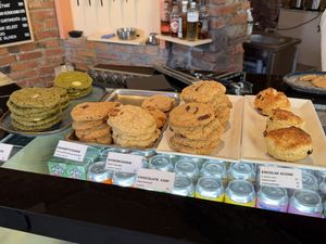Cookies and scones  at Papegoye in Oslo