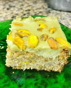 Pistachio cake  at Vegan Eats with Bri in Richmond