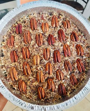 Raw vegan pecan pie  at Vegan Eats with Bri in Richmond