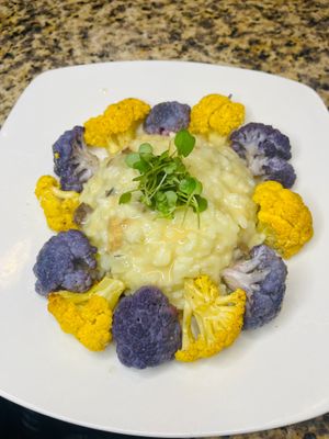 Cauliflower risotto  at Vegan Eats with Bri in Richmond
