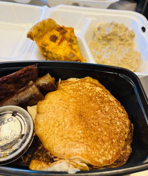 Breakfast platter at Vegan Eats with Bri in Richmond