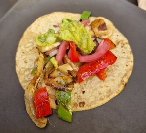 Taco vegano at Los Guacamoles Valencia in Valencia