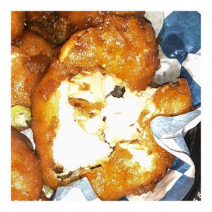 General Tso's Caulifower Wings at PLAY Arcade in New Bedford