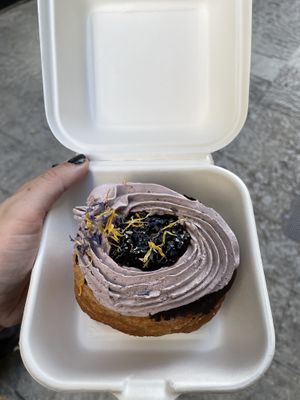 Blueberry cronut   at Chök - Valencia in Valencia