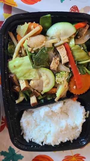 Sautéed Vegetables with Basil at Thai Room in Kill Devil Hills