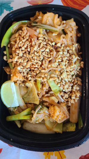 Pad Thai with bean curd at Thai Room in Kill Devil Hills