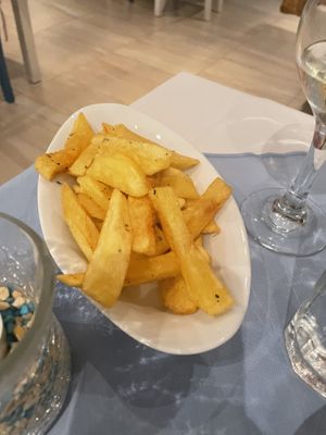 Chips   at Dias Zeus Restaurant Paphos in Paphos