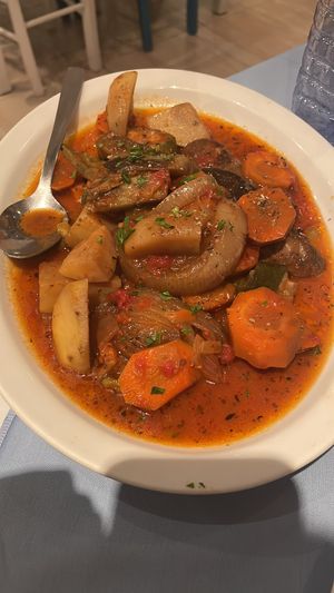 Veg stew dish   at Dias Zeus Restaurant Paphos in Paphos