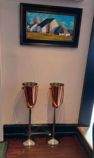Cool wine buckets at V-Spot in New Hope