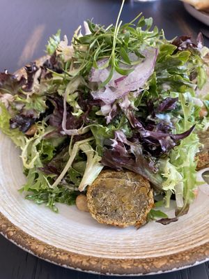 Falafel salad  at V-Spot in New Hope
