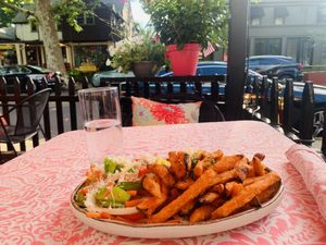 Loaded roasted vegetables (starter)  at V-Spot in New Hope