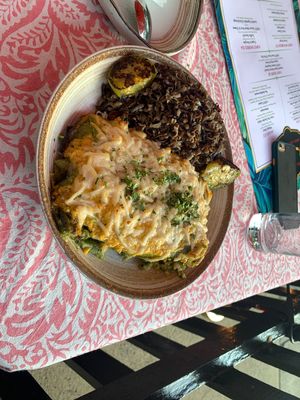 Loaded Vegetable Chimichanga  at V-Spot in New Hope